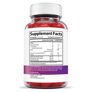 Supplement Facts of Xtreme Fit Keto ACV Gummies 