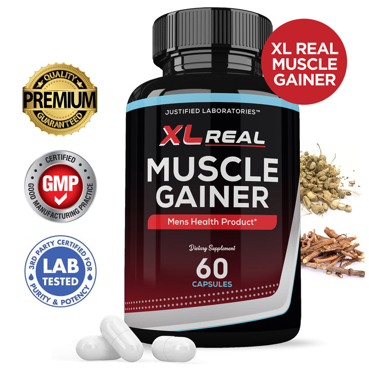 XL Real Muscle Gainer Men’s Health Supplement 1484mg