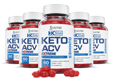 Load image into Gallery viewer, 5 Bottles 2 x Stronger X Slim Keto ACV Gummies Extreme 2000mg