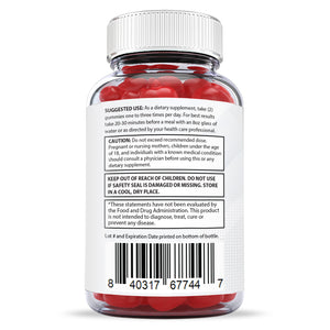 Suggested use and warnings of X Slim Keto ACV Gummies