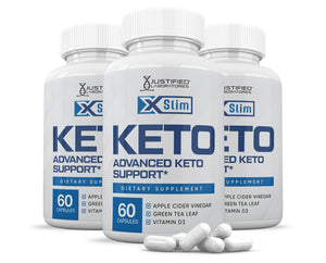 3 bottles of X Slim Keto ACV Pills 1275MG