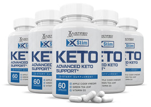 5 bottles of X Slim Keto ACV Pills 1275MG