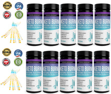 Cargar imagen en el visor de la Galería, 10 bottles of Keto Test Strips Testing Ketosis Levels on Low Carb Ketogenic Diet 100 Urinalysis Strips