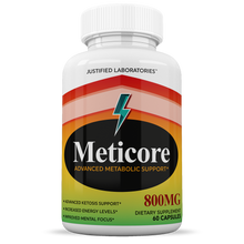 Load image into Gallery viewer, Front facing image of Meticore Keto Pills Supplement 60 Capsules