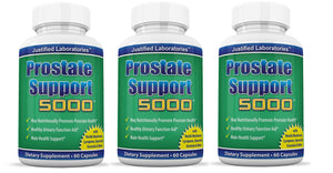 3 bottles of Prostate Support 5000 60 Capsules