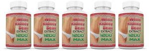 5 bottles of White Kidney Bean 1200 Max Proprietary Formula 60 Capsules