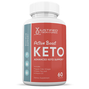 Front facing image of Active Boost Keto ACV Pills 1275MG