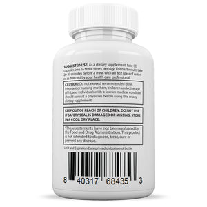 Suggested use and warnings of Active Boost Keto ACV Pills 1275MG
