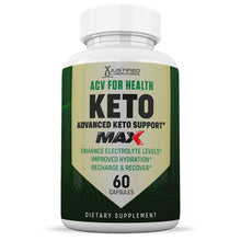 Cargar imagen en el visor de la Galería, Front facing image of ACV For Health Keto ACV Max Pills 1675MG