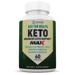 Front facing image of ACV For Health Keto ACV Max Pills 1675MG