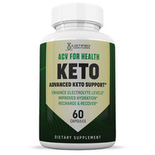 Cargar imagen en el visor de la Galería, Front facing image of ACV For Health Keto ACV Pills 1275MG