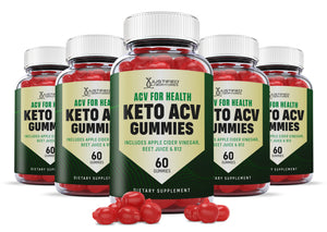 5 Bottles ACV For Health Keto ACV Gummies