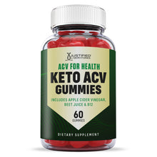 Cargar imagen en el visor de la Galería, Front facing of ACV For Health Keto ACV Gummies