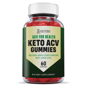 Front facing of ACV For Health Keto ACV Gummies