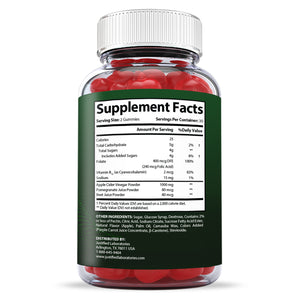 Supplement Facts of ACV For Health Keto ACV Gummies
