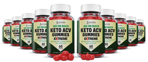 10 bottles of 2 x Stronger ACV For Health Keto Extreme ACV Gummies 2000mg