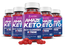 Cargar imagen en el visor de la Galería, 5 bottles of 2 x Stronger Amaze ACV Keto Gummies Extreme 2000mg