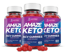 Load image into Gallery viewer, 3 Bottles Amaze ACV Keto Gummies