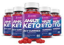 Load image into Gallery viewer, 5 Bottles Amaze ACV Keto Gummies
