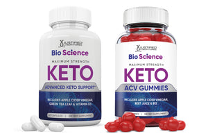 1 bottle of Bio Science Keto ACV Gummies + Pills Bundle