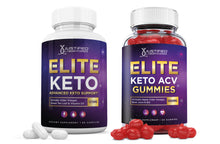 Cargar imagen en el visor de la Galería, 1 bottle of Elite Keto ACV Gummies + Pills Bundle