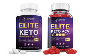 1 bottle of Elite Keto ACV Gummies + Pills Bundle