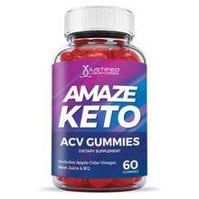 Load image into Gallery viewer, Front facing of Amaze ACV Keto Gummies