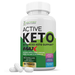 1 bottle of Active Keto ACV Max Pills 1675MG