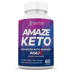 Front facing image of Amaze Keto ACV Max Pills 1675MG