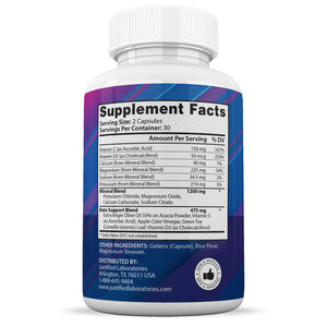 Supplement Facts of Amaze Keto ACV Max Pills 1675MG