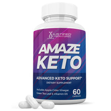 Load image into Gallery viewer, 1 bottle of Amaze Keto ACV Pills 1275MG