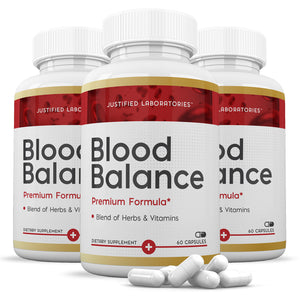 3 bottles of Blood Balance Premium Formula 688MG