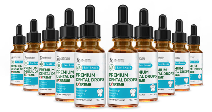 10 bottles of Best Breath Mint Flavored Mouth Drops