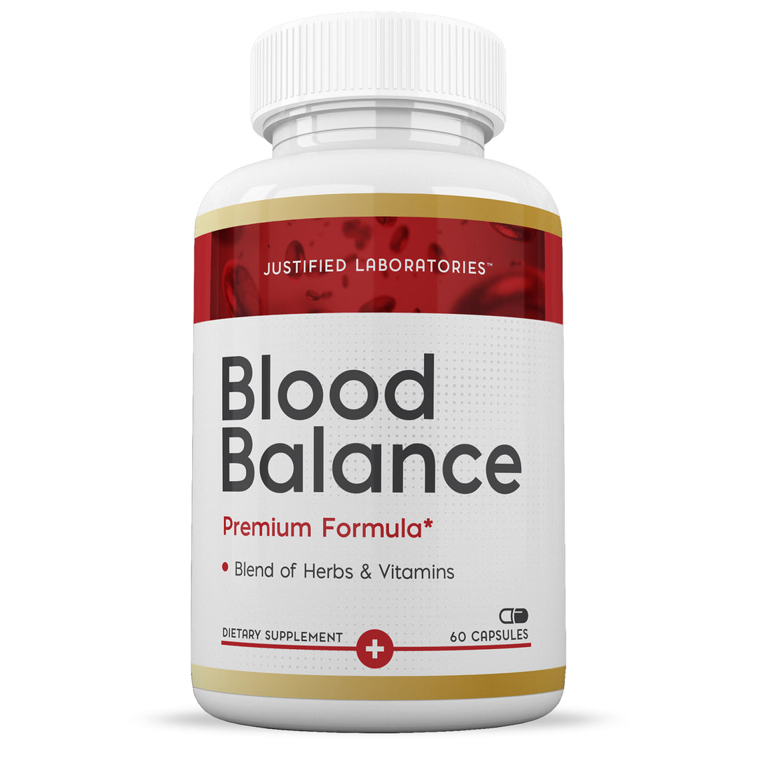 Front facing image of Blood Balance Premium Formula 688MG