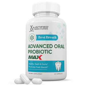 1 bottle of Best Breath Max 40 Billion CFU Oral Probiotic
