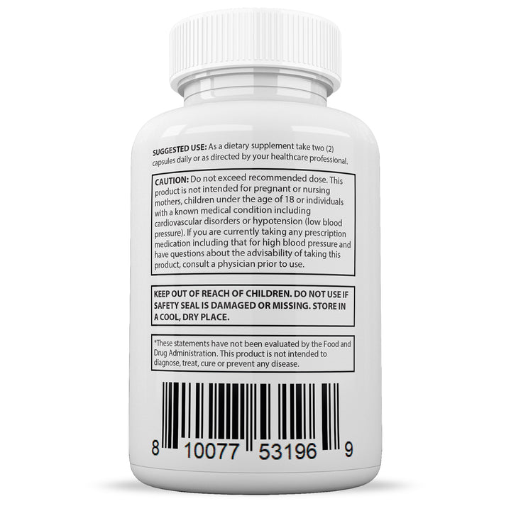 Suggested Use and warning of Blood Balance Max Advanced Formula 1295MG