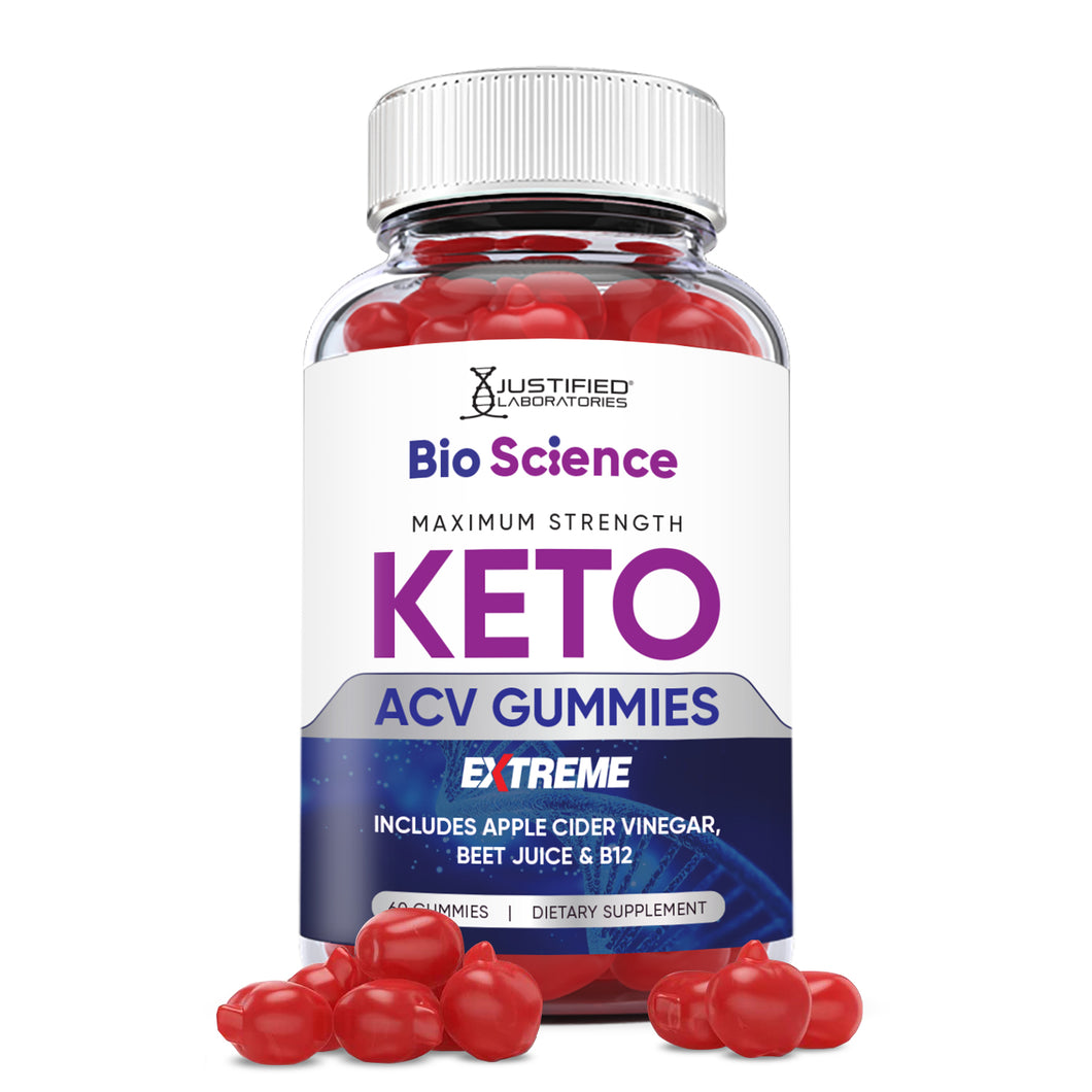 1 bottle of 2 x Stronger Bio Science Extreme Keto ACV Gummies 2000mg