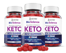 Cargar imagen en el visor de la Galería, 3 bottles of 2 x Stronger Bio Science Extreme Keto ACV Gummies 2000mg