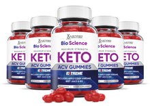 Load image into Gallery viewer, 5 bottles of 2 x Stronger Bio Science Extreme Keto ACV Gummies 2000mg