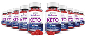10 bottles of 2 x Stronger Bio Science Extreme Keto ACV Gummies 2000mg