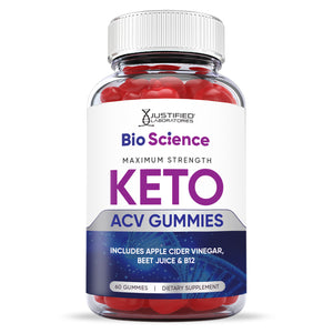 Front facing of Bio Science Keto ACV Gummies