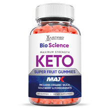 Cargar imagen en el visor de la Galería, Front facing image of Bio Science Keto Max Gummies