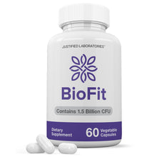 Cargar imagen en el visor de la Galería, 1 bottle of Biofit Probiotic 1.5 Billion CFU Bio Fit Supplement for Men &amp; Women