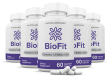 Cargar imagen en el visor de la Galería, 5 bottles of Biofit Probiotic 1.5 Billion CFU Bio Fit Supplement for Men &amp; Women