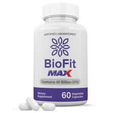 Cargar imagen en el visor de la Galería, 1 bottle of 3 X Stronger Biofit Max Probiotic 40 Billion CFU Supplement for Men and Women