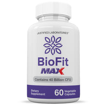 Cargar imagen en el visor de la Galería, Front facing image of 3 X Stronger Biofit Max Probiotic 40 Billion CFU Supplement for Men and Women