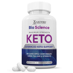 1 bottle of Bio Science Keto ACV Pills 1275MG