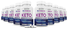 Load image into Gallery viewer, 10 bottles of Bio Science Keto ACV Pills 1275MG