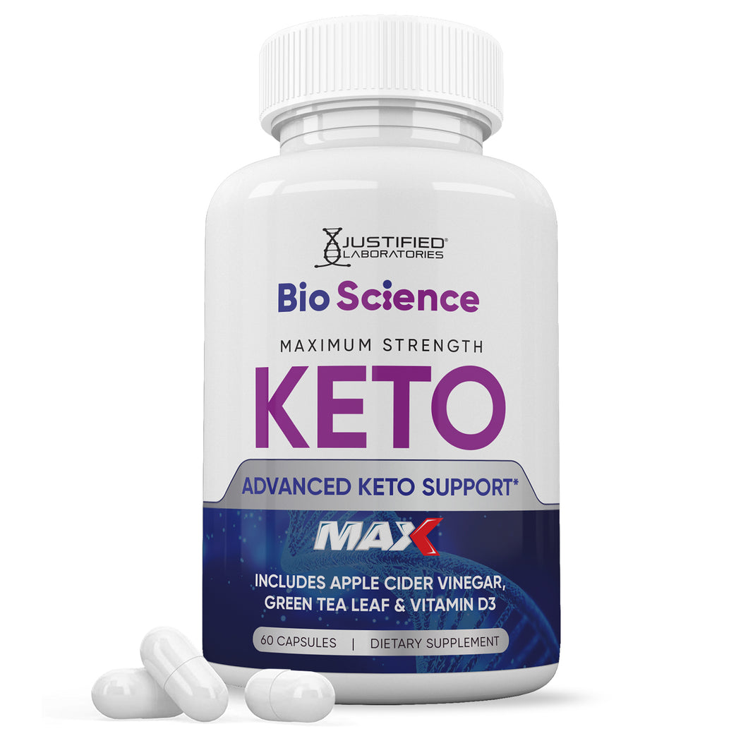 1 bottle of Bio Science Keto ACV Max Pills 1675MG