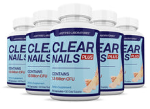 Load image into Gallery viewer, 5 bottles of Clear Nails Plus 1.5 Billion CFU Probiotic Pills